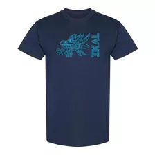 Ikal. Diseño De Kukulkán Azul. Camiseta De Hombre