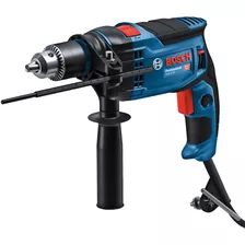 Furadeira De Impacto 1/2 Pol Bosch Gsb 16 Re 850w Azul 110v Com Velocidade Variável E Reversível