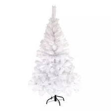 Arbol Navidad Blanco Tronador De Lujo 1.50m Pie Metal Deco