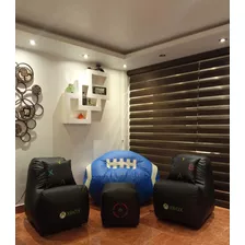 Juego De Sala Puff , Sofas,mueble Sillon Casa,departamento