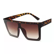 Anteojos De Sol Polarizados Miami Store Retro Toronto Standard, Color Leopardo Con Marco De Plástico, Lente De Plástico, Varilla De Plástico