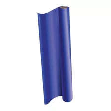 Papel Adesivo Impermeavel Vinilico Lavável Colante Azul 10m