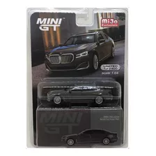 Mini Gt Bmw 750 Li Xdrive Bernina Grey Amber Efect #515 1:64 Color Gris