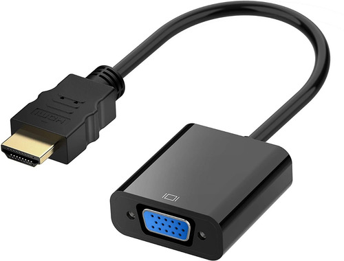 Cable Hdmi A Vga Adaptador Convertidor Audio