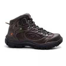 Bota Tênis Azimute Adventure Trilha Grande Couro 45 Ao 48