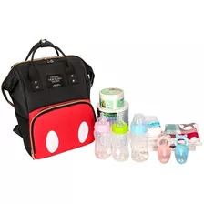 Bolso Maternal Diseño Mickey Mouse Pañalera Organizador Bebé