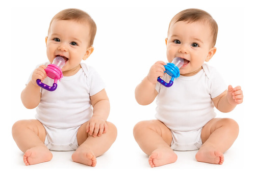 Chupeta Alimentadora Porta Frutas Mordedor Silicone Bebe