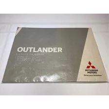 Manual Revisão Livrete Bordo Outlander Mitsubishi Novo