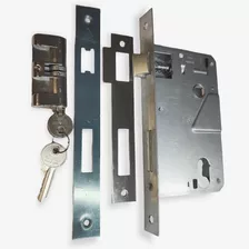 Fechadura Externa Aliança 55mm Máquina /cilindro Inox Polido