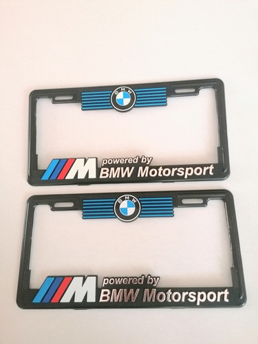 Par Porta Placas Autos Bmw Nuevo Foto 2