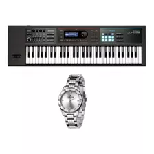 Kit Teclado Roland Juno Ds61 E Relogio Dk Feminino Dk11155-6