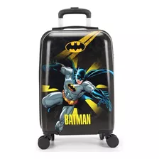 Mala De Viagem Pequena Bordo Batman - Luxcel Cor Preto
