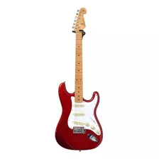 Guitarra Elétrica Sx Vintage Series Sst57+ De Tília Candy Apple Red Brilhante Com Diapasão De Bordo