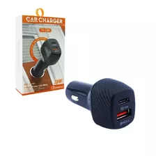 Cargador Auto Tipo C Y Usb 38w Carga Rápida Universal 