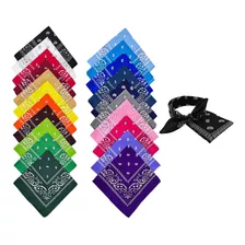 20 Bandanas Várias Cores Lenço Atacado Revenda