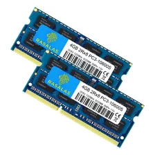 2 Unidades De Memoria Para Ordenador Portátil Ram Pc3-10600s