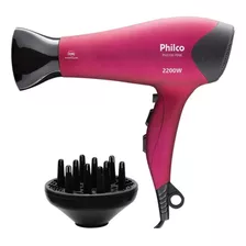 Secador De Cabelos Philco Ph3700 Pink Tourmaline 2000w 127v