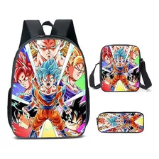 Mochila Escolar De Anime Dragon Ball Manga Goku #a