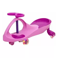 Carrinho Car Rolimã Rosa Com Luz Led Zippy Suporta Até 100kg