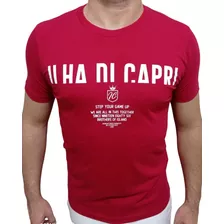 Camiseta Masculina Estampada Idc 100% Algodão Premium