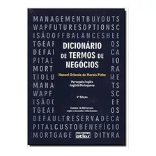 Livro Dicionário De Termos De Negócios Edição 3 - Manoel Orlando De Morais Pinho [2007]