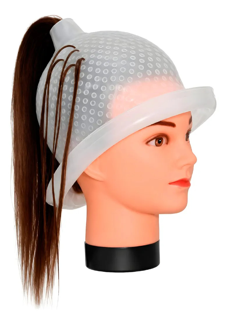 Gorra Para Balayage De Silicona Profesional Blanco