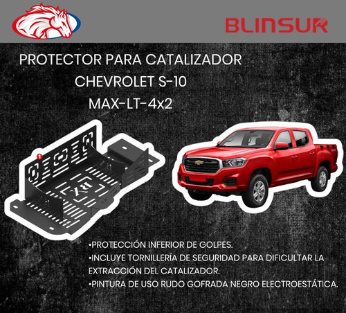  Protector Catalizador Antirrobo S-10 Lt 4x2 Chevrolet 2023  Foto 2