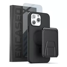 Funda Encased Para iPhone 14 Pro Max Mag Wallet Black