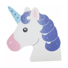 Lámpara Unicornio Led P/mesa De Luz Decoración Infantil