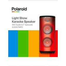 Parlante Karaoke Flame 6.5 Polaroid Light Show