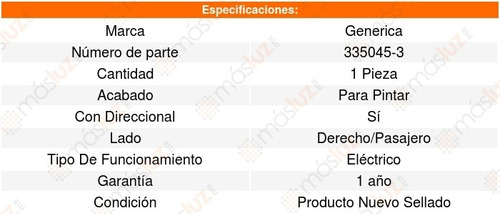 Espejo Renault Logan 2015 Generica Foto 7