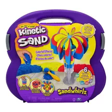 Kinetic Sand Sandwhirlz Efectos De Color 907g Spin Master Color Azul, Amarillo, Rojo