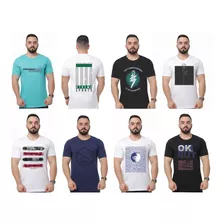 Kit 20 Camisetas Masculina Revenda Atacado Fio 30.1 Penteado