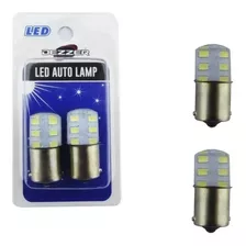 Ampolleta Led De Un Contacto 12 Luz Blanca Fija 12v Set X2