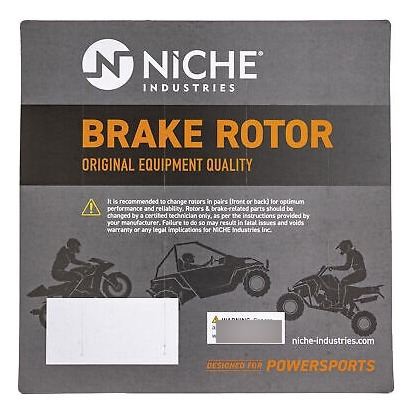 Niche Rear Brake Pad Kit For Honda Cr125r 43105-kz1-415  Tgq Foto 3