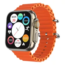 Smartwatch Reloj Inteligente Jd Praga 1.91 Naranja + Malla Adicional Rosa Bluetooth Llamadas Spo2 Presión Arterial Múltiples Modos Deportivos