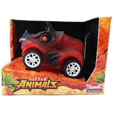 Carro Litlle Animals Triceratops Dinossauro Usual Brinquedos