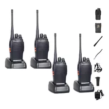 Kit 4 Rádio Comunicador Walk Talk Bf - 777s Profissional