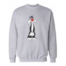 Buzos Busos Hoodie Sivestre Looney Tunes Adultos Y Niños