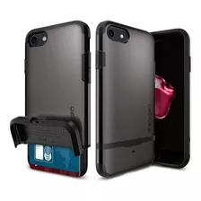 Carcasa Original Spigen Flip Armor iPhone 7 8 Negro 