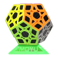 Cubo Magico 3x3 Megaminx 3x3x3 Stickerless Fibra Carbono