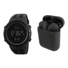 Reloj Deportivo Hombre Skmei 1251 + Audifonos Bluetooth I12