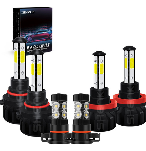 12000lm 9005+9006 Faros Led Luz Alta Y Baja Para Serie Gmc