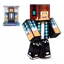 Boneco Authentic Games 35cm - Mine Craft Streming Gamers