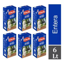 Leche Entera Colun 1 Litro Pack 6 Unidades