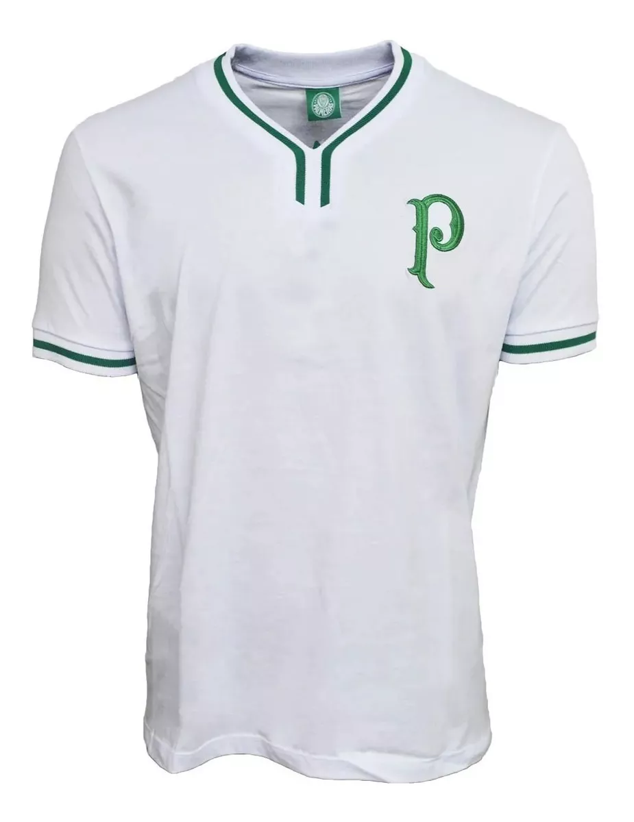 Camisa Palmeiras 1972 Retrô Vintage Palestra Branca Oficial