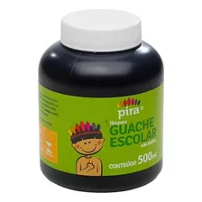 Tinta Tempera Guache 500ml Pira Preto