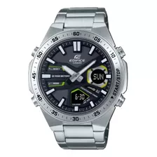 Relógio Masculino Anadigi Casio Edifice A Prova D'água Cor Da Correia Prata 3