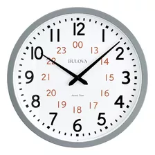 Reloj De Pared Analógico Atómico Bulova Modelo C5003 Atomic 