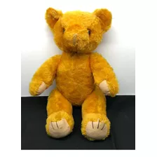 Urso Teddy Chenille Anos 50 Enchimento De Palha 